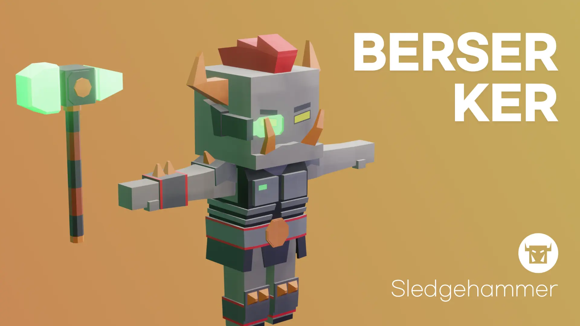 Berserker 캐릭터와 슬레지해머