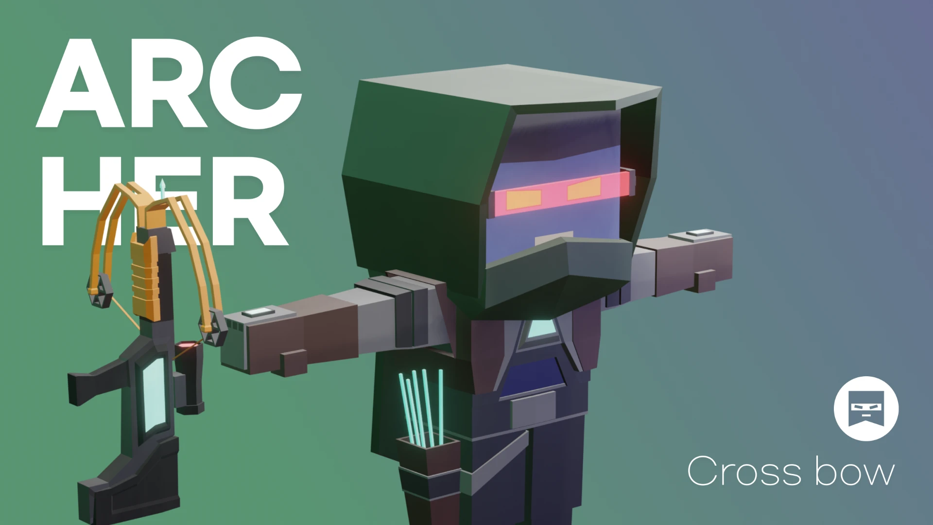 Archer 캐릭터와 크로스보우