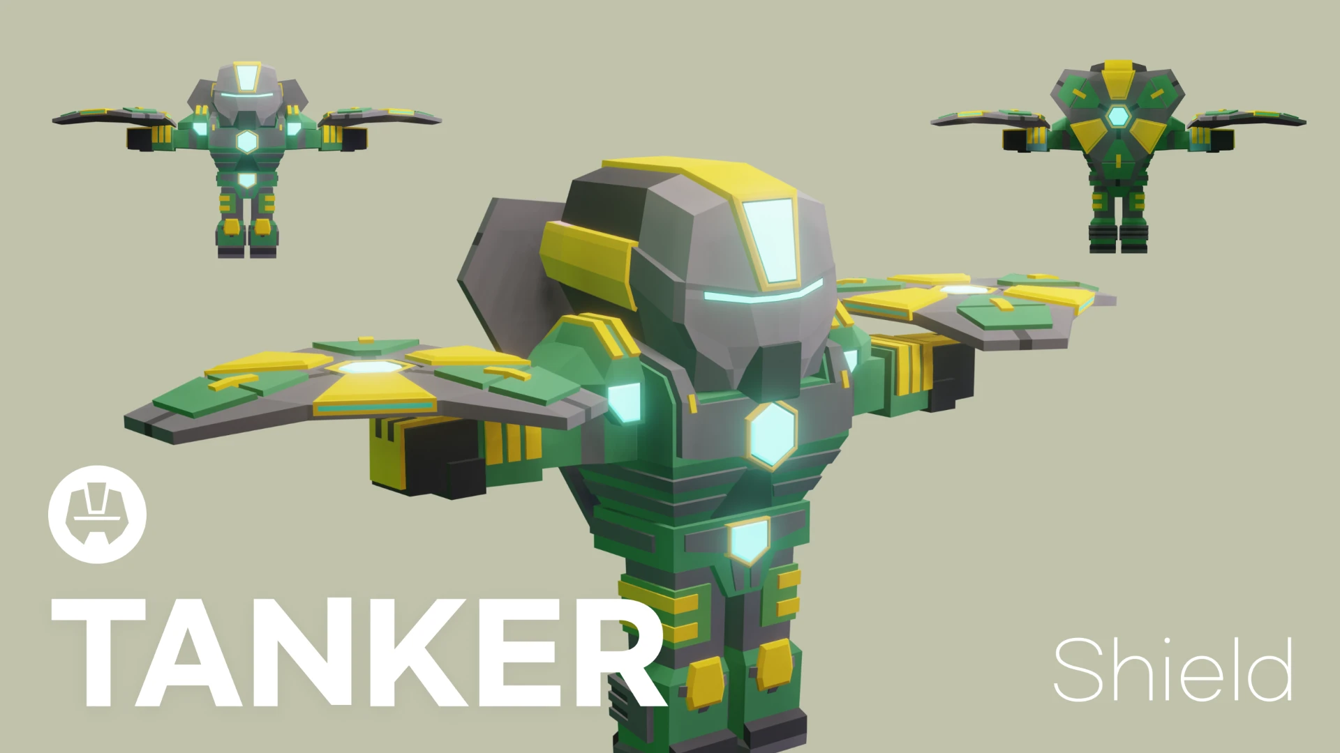 Tanker 캐릭터와 실드