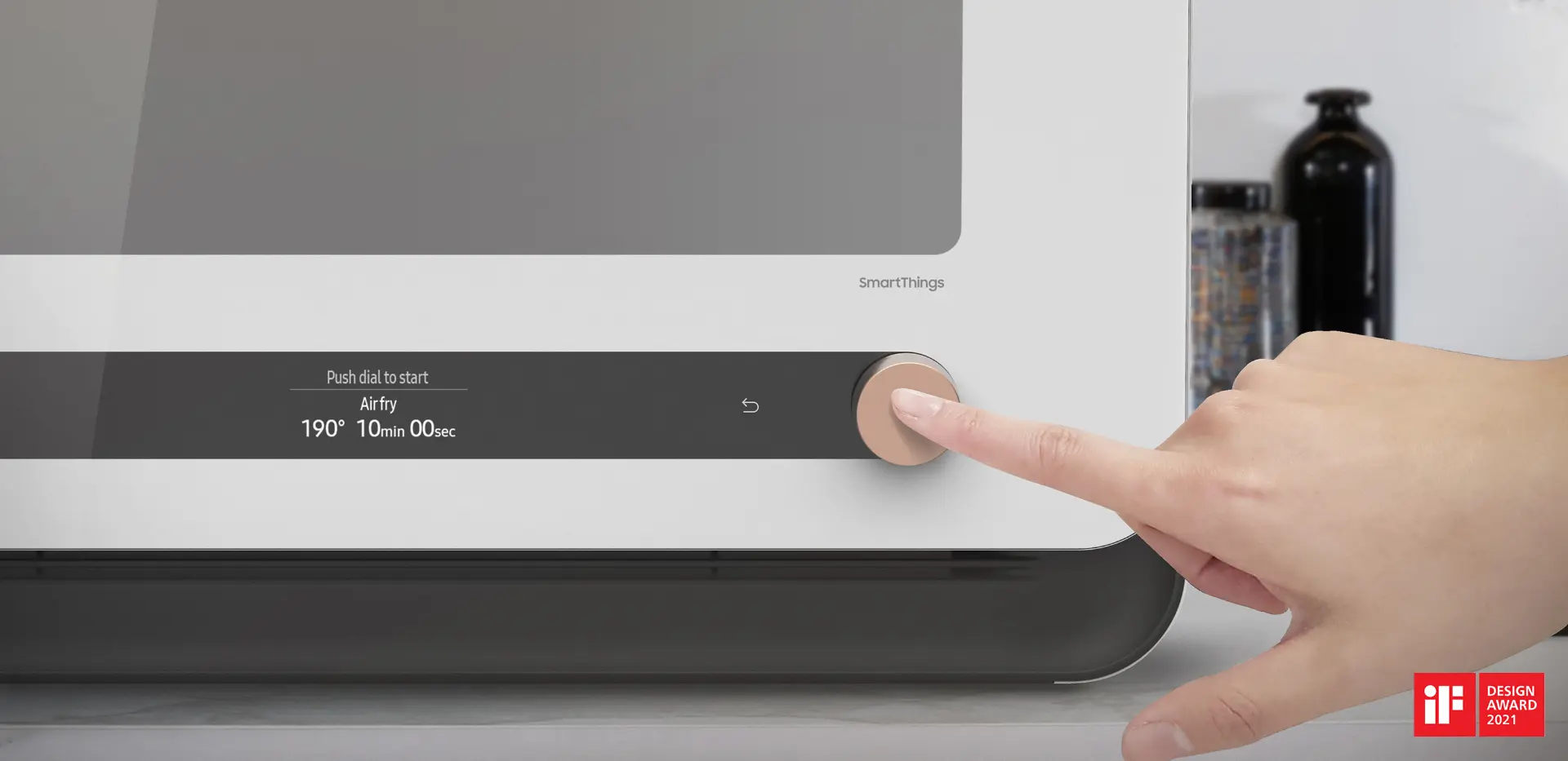 Samsung BESPOKE Qooker dial interface