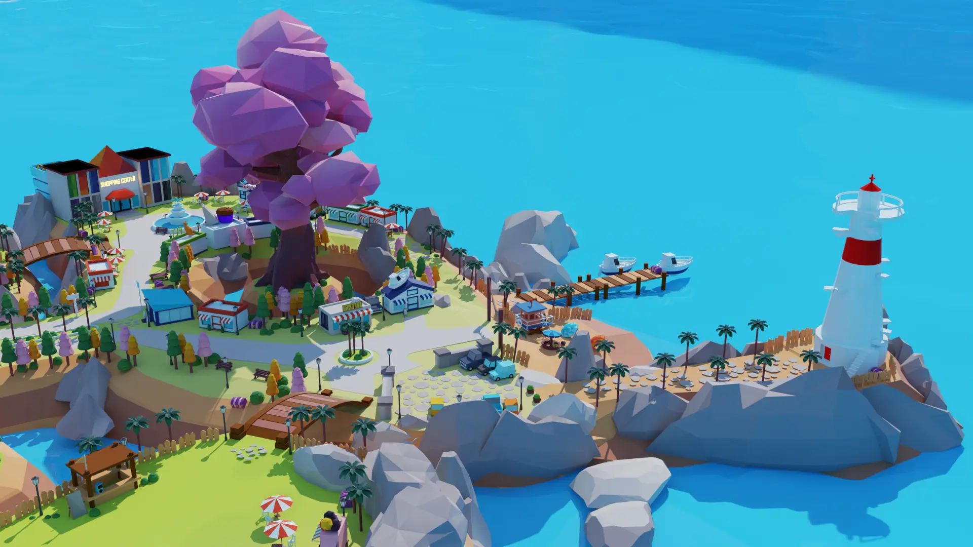 Cherry Blossom Island 디테일 뷰